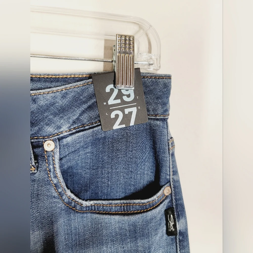 NWT Silver Suki Wide Leg Jeans, Size 29